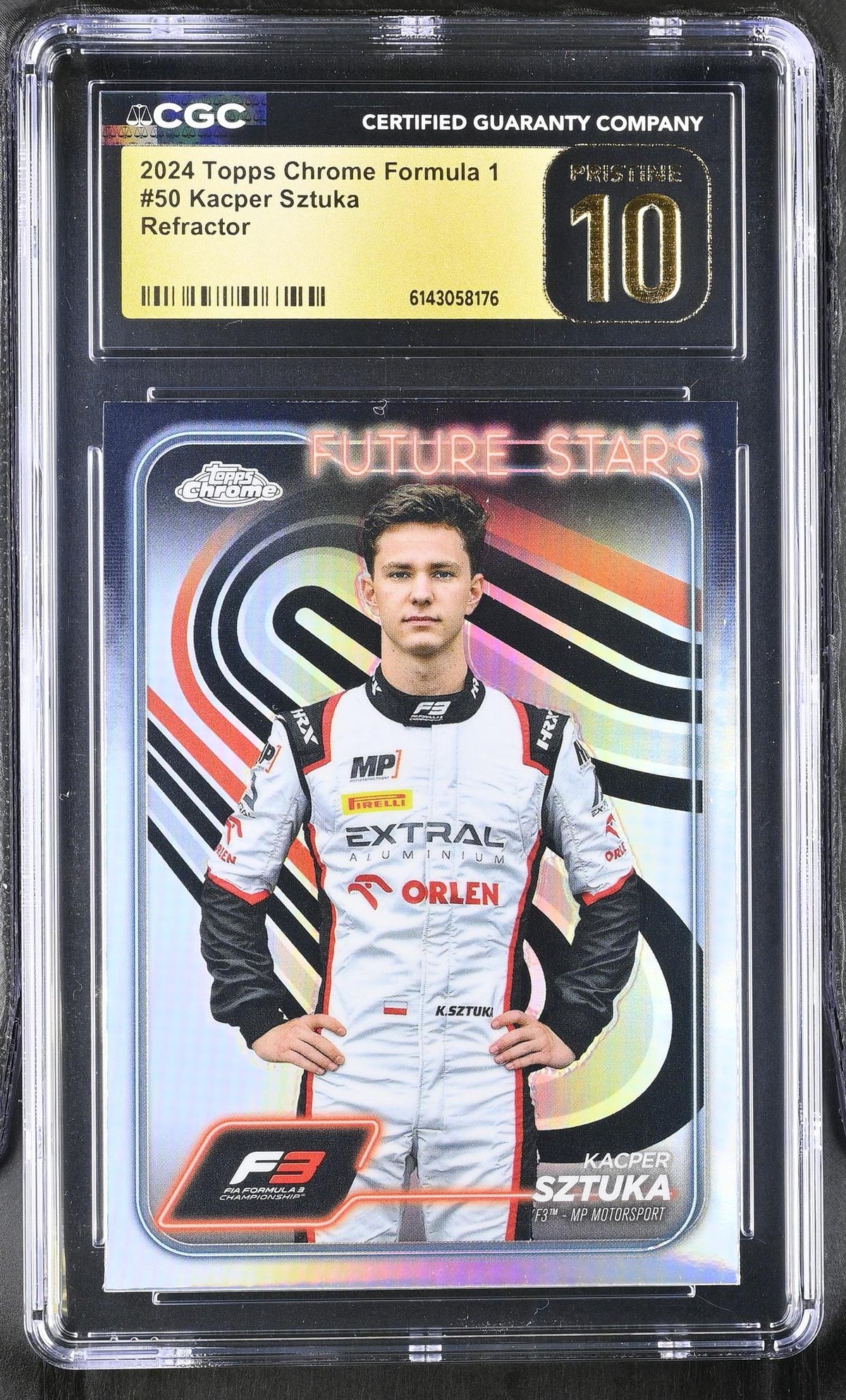 2024 Topps Chrome #50 Kacper Sztuka Future Stars CGC 10
