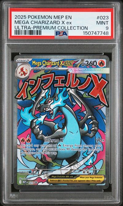 Pokémon Ultra-Premium Collection Mega Charizard X ex #023 PSA 9