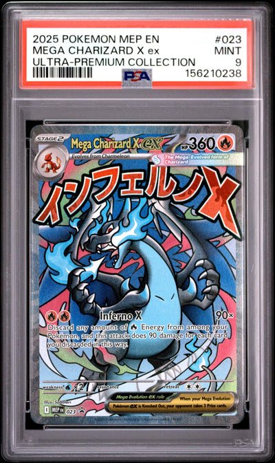 Pokémon Ultra-Premium Collection Mega Charizard X ex #023 PSA 9