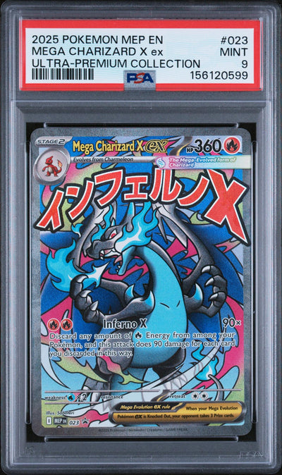 Pokémon Ultra-Premium Collection Mega Charizard X ex #023 PSA 9
