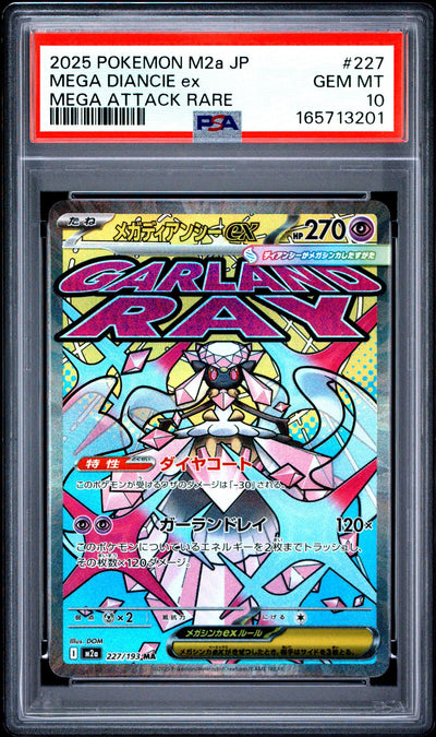 Pokémon Mega Diancie ex #227 Mega Attack Rare PSA 10