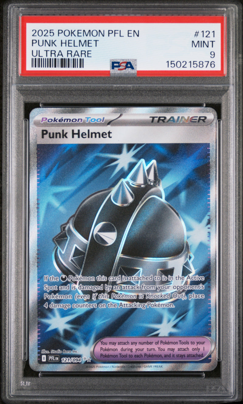 Pokémon PFL Punk Helmet #121/094 Ultra Rare PSA 9