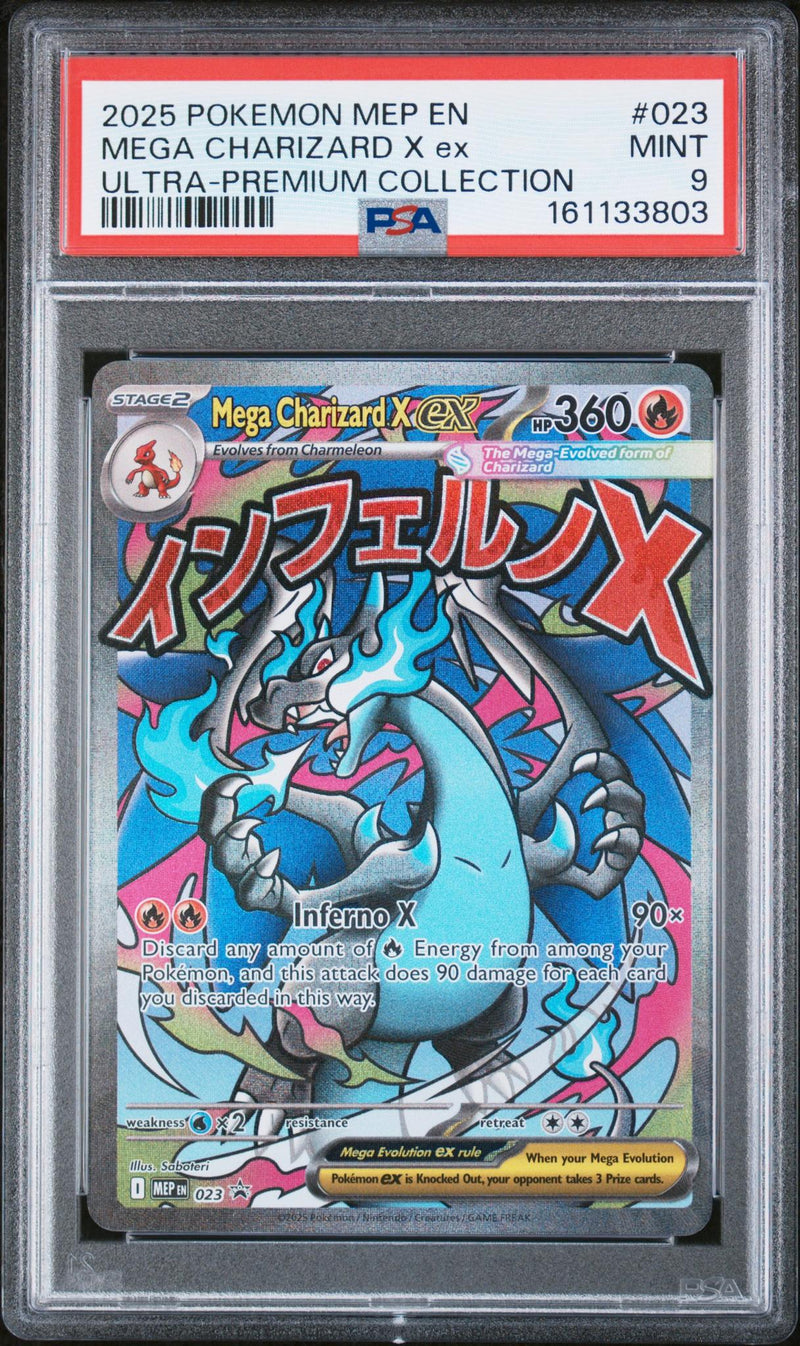 Pokémon Ultra-Premium Collection Mega Charizard X ex #023 PSA 9