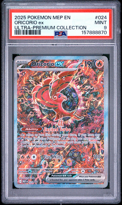 Pokémon Ultra-Premium Collection Oricorio ex #024 PSA 9