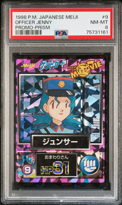 Pokémon Promo-Prism Officer Jenny #9 PSA 8