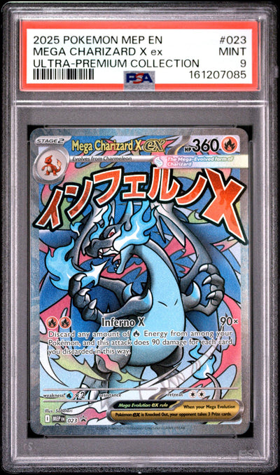 Pokémon Ultra-Premium Collection Mega Charizard X ex #023 PSA 9