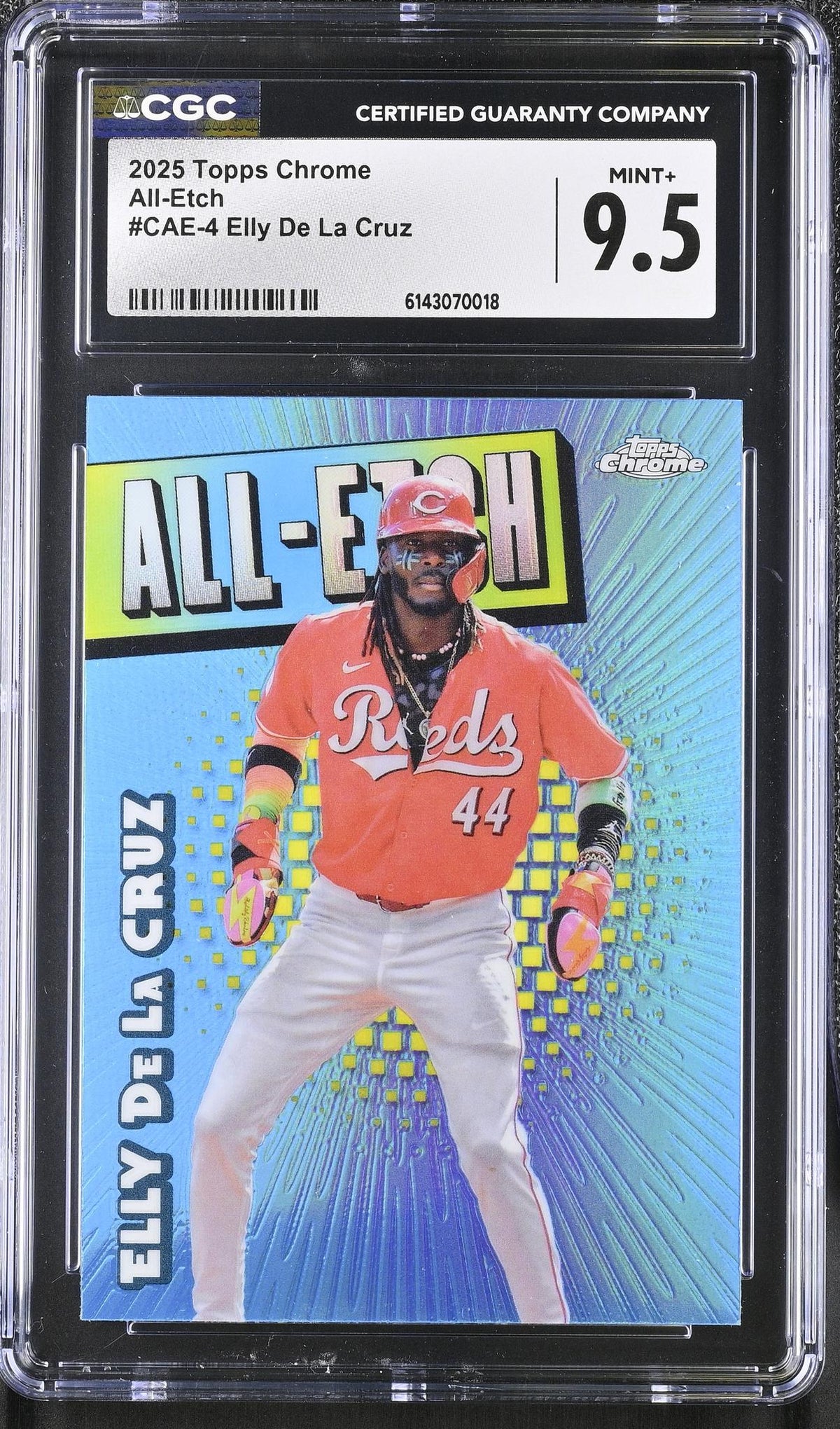 2025 Topps Chrome #CAE-4 Elly De La Cruz All-Etch CGC 9.5