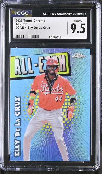 2025 Topps Chrome All-Etch Elly De La Cruz #CAE-4 CGC 9.5