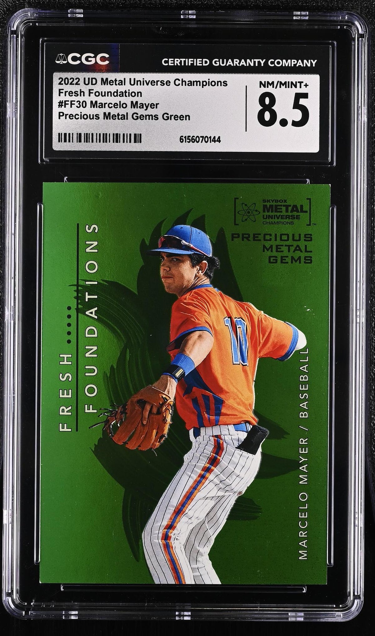 2022 Metal Universe Champions Marcelo Mayer #FF30 Fresh Foundations /10 CGC 8.5