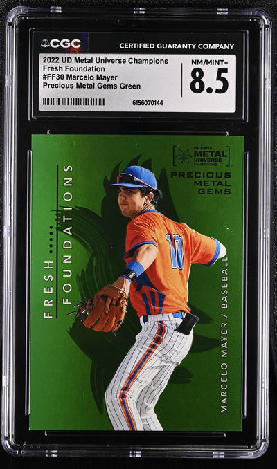 2022 Metal Universe Champions Marcelo Mayer #FF30 Fresh Foundations /10 CGC 8.5