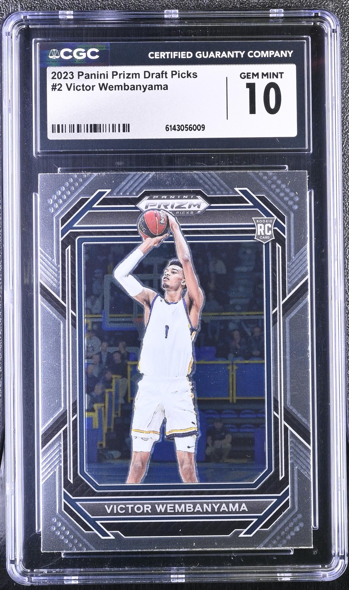 2023 Prizm #2 Victor Wembanyama Prizm Draft Picks CGC 10