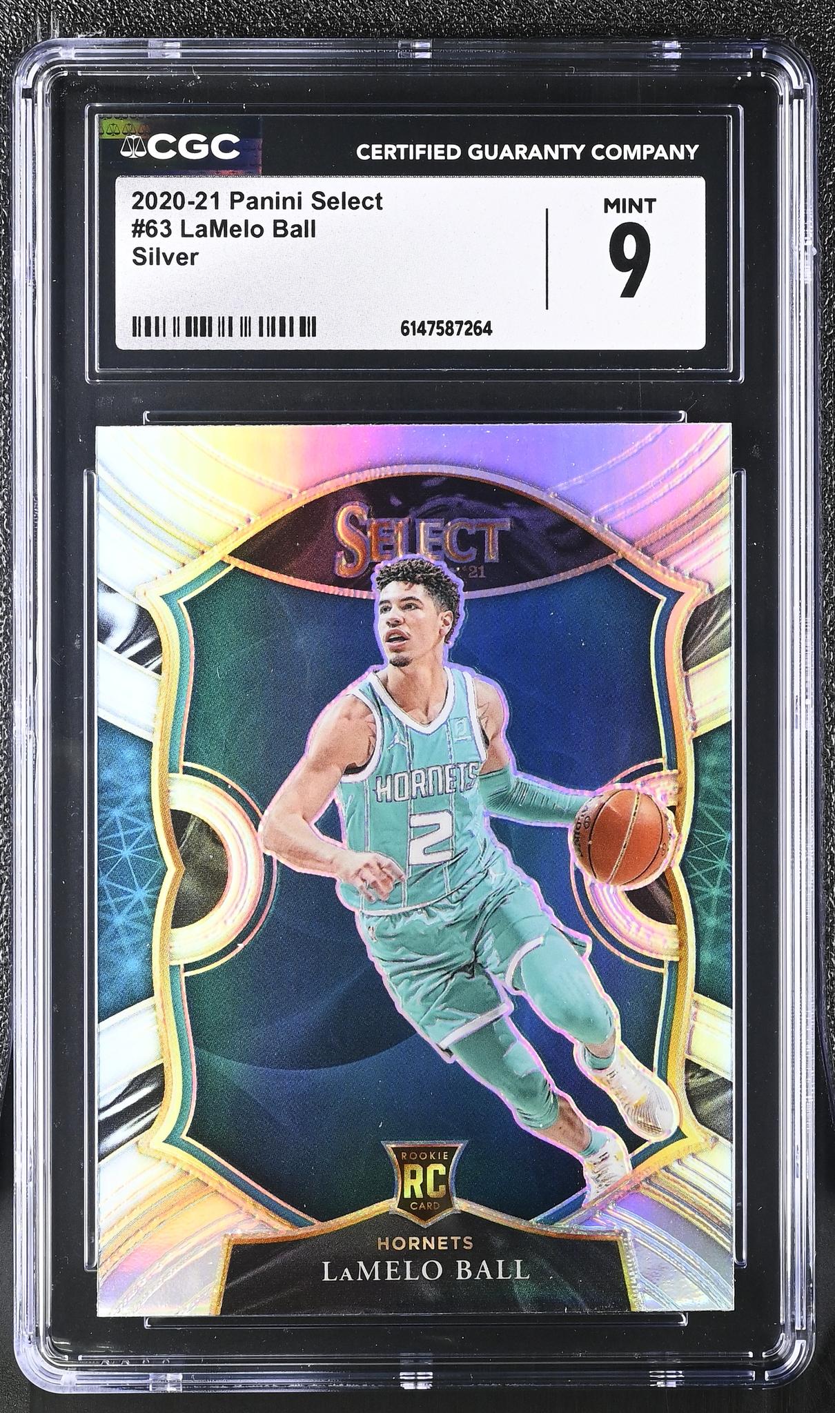 2020 Select #63 LaMelo Ball Concourse CGC 9