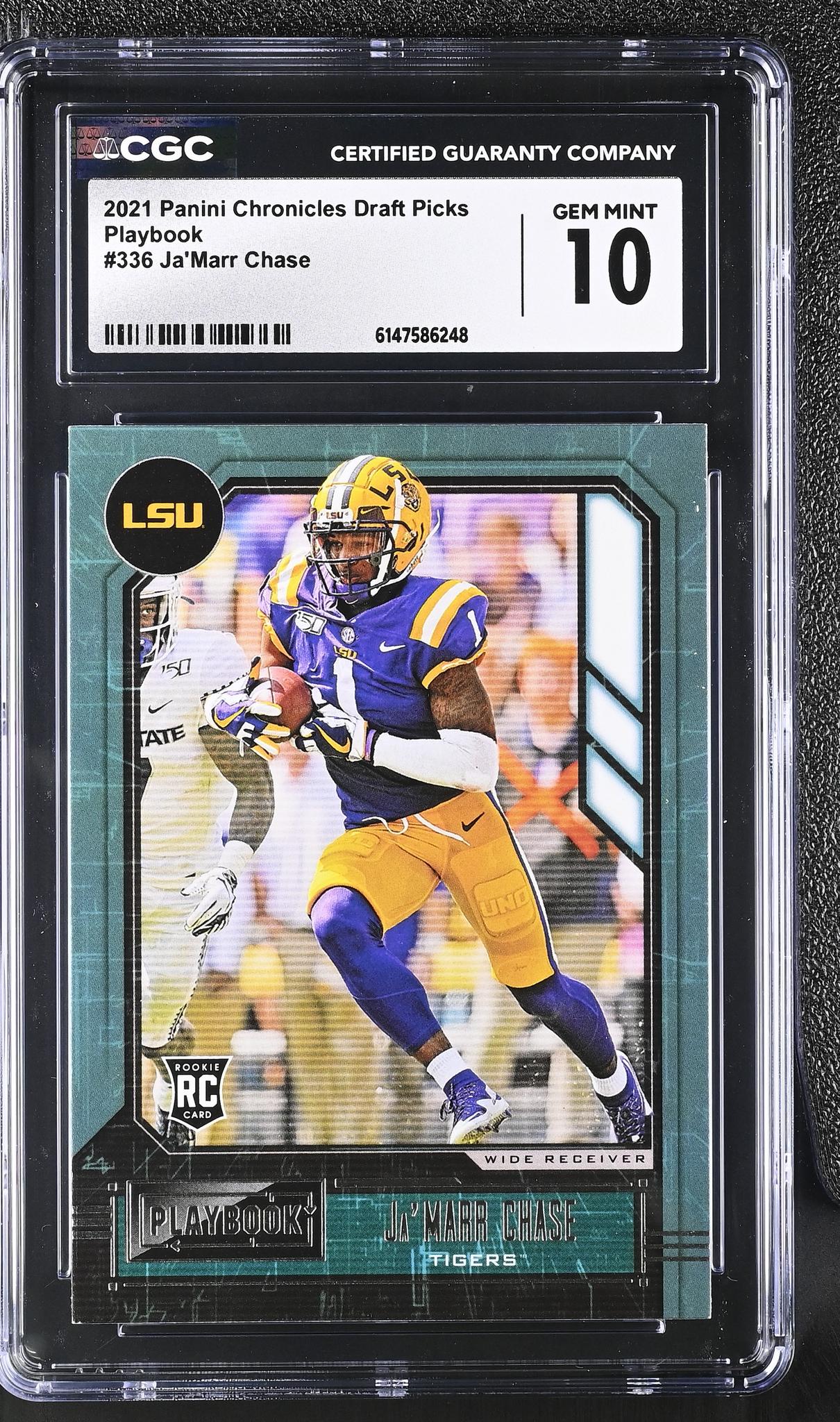 2021 Chronicles #336 Ja'Marr Chase Playbook CGC 10