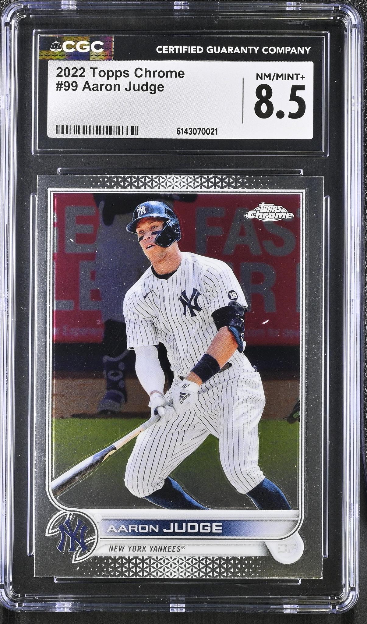 2022 Topps Chrome #99 Aaron Judge CGC 8.5