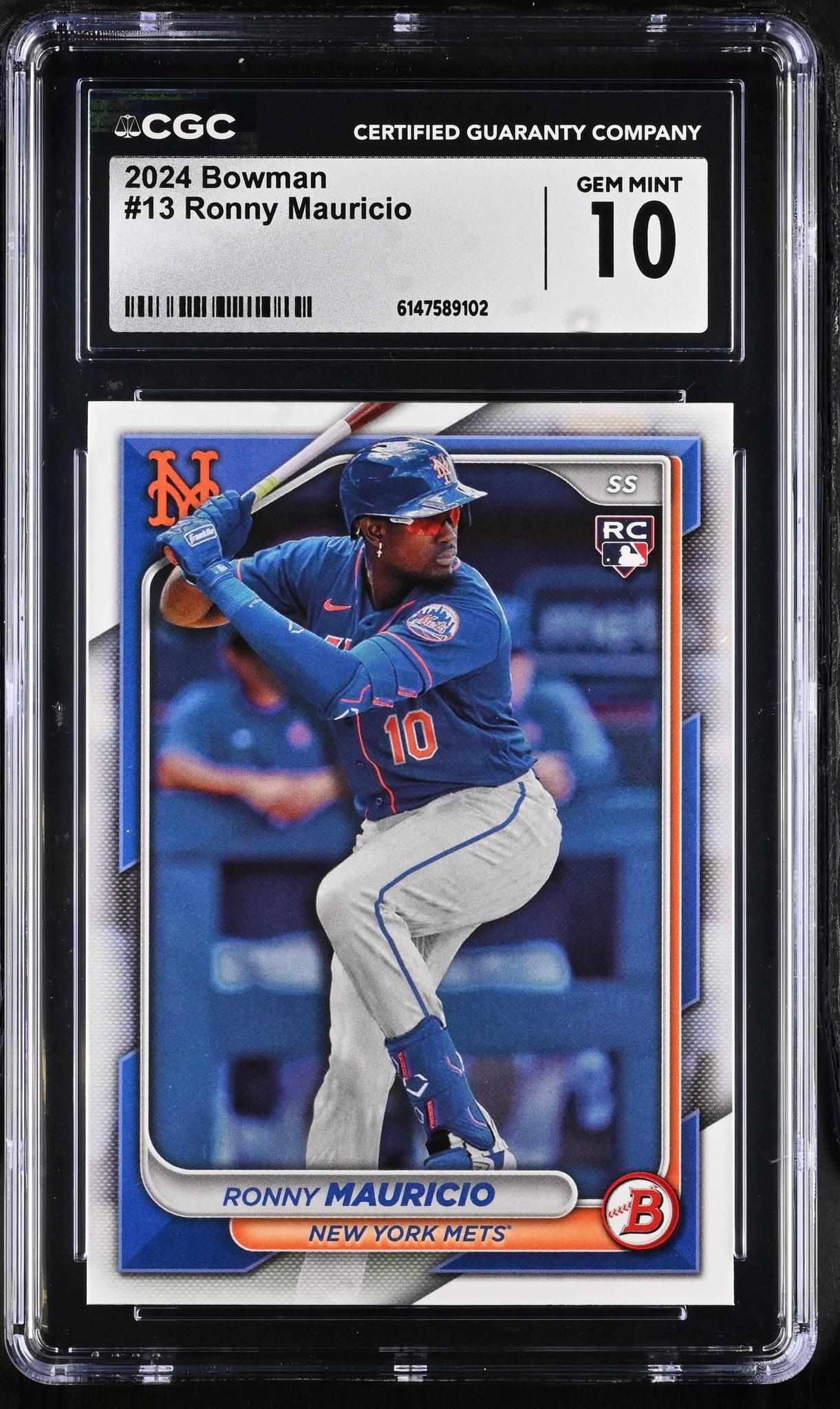2024 Bowman #13 Ronny Mauricio CGC 10