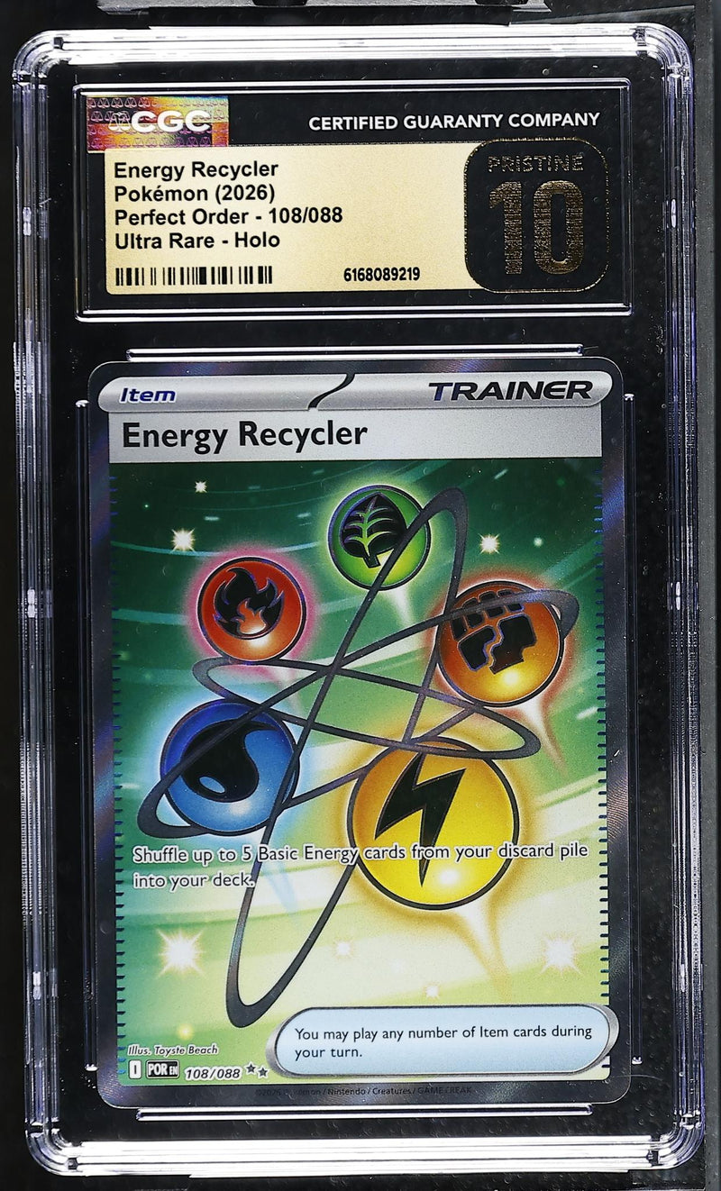 2026 #108/088 Energy Recycler Perfect Order CGC 10