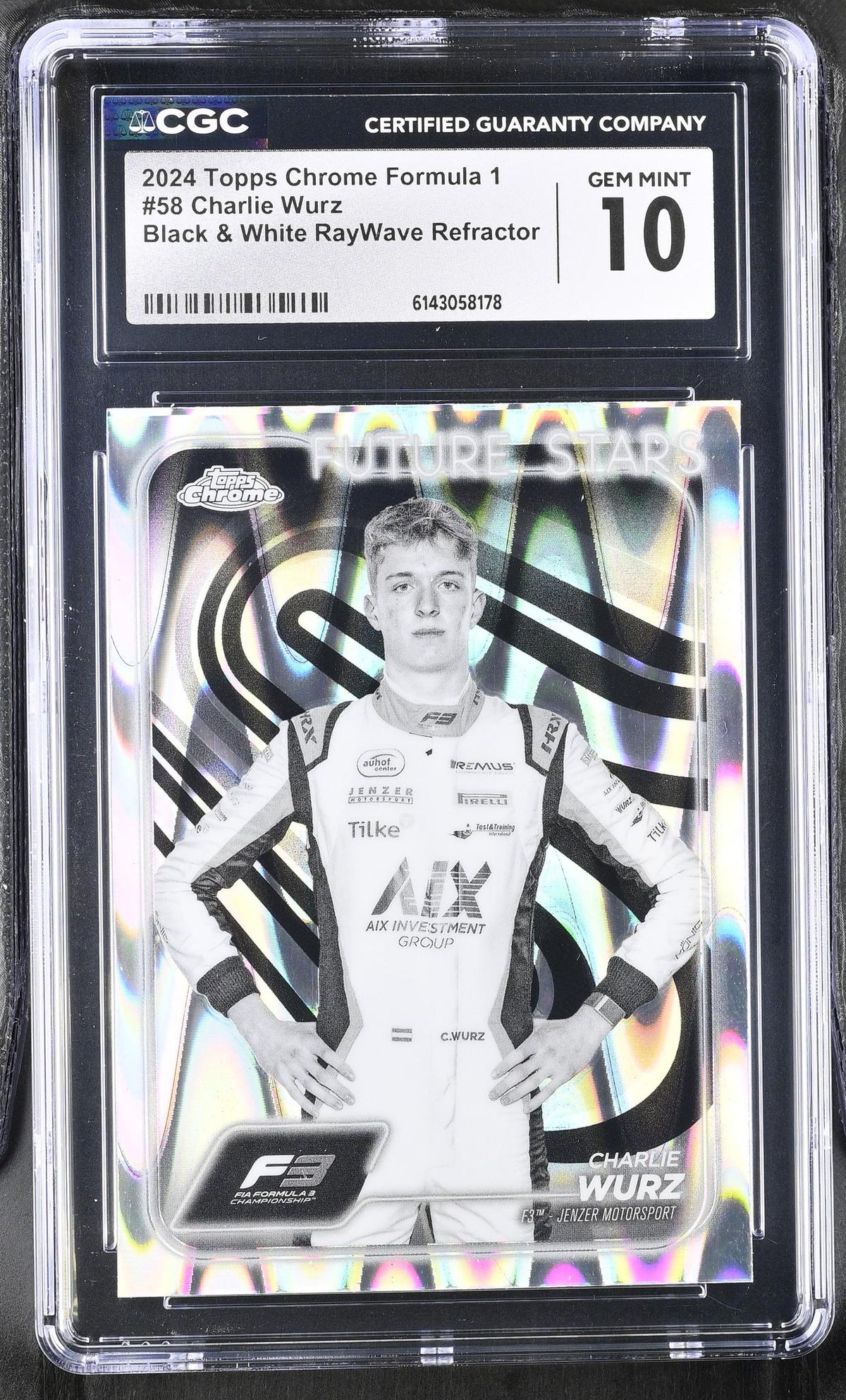 2024 Topps Chrome #58 Charlie Wurz Future Stars CGC 10
