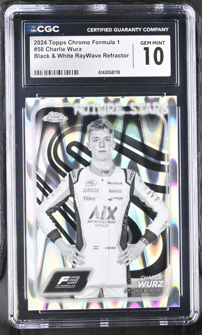 2024 Topps Chrome #58 Charlie Wurz Future Stars CGC 10