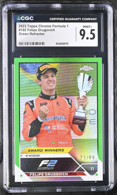 2023 Topps Chrome #192 Felipe Drugovich Award Winners /99 CGC 9.5