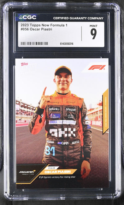 2023 Topps Now #056 Oscar Piastri CGC 9