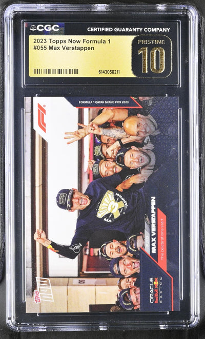 2023 Topps Now #055 Max Verstappen CGC 10
