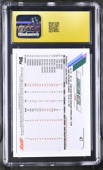 2021 Topps Chrome #47 Sebastian Vettel Gold & Purple Refractor CGC 10