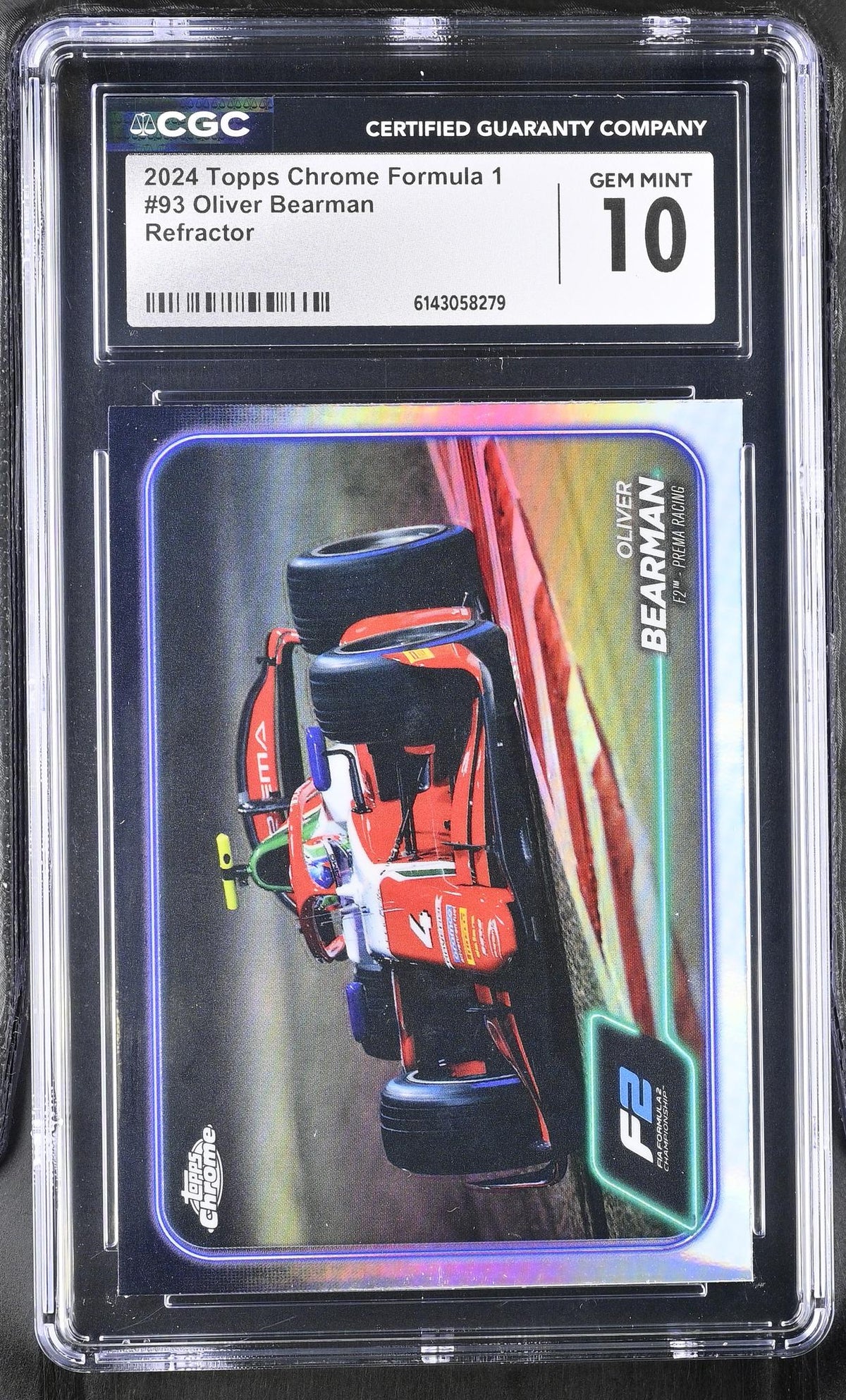 2024 Topps Chrome #93 Oliver Bearman Refractor CGC 10