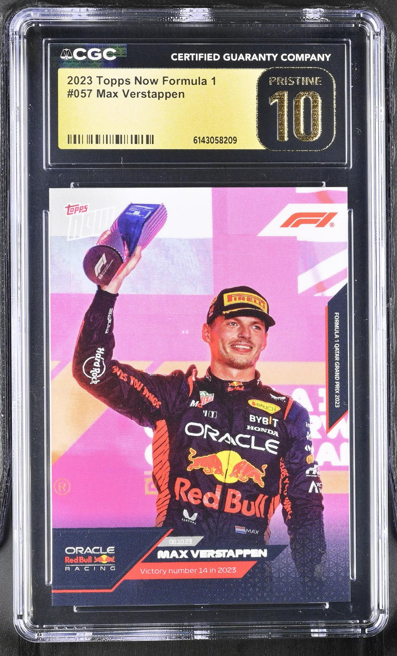 2023 Topps Now #057 Max Verstappen CGC 10