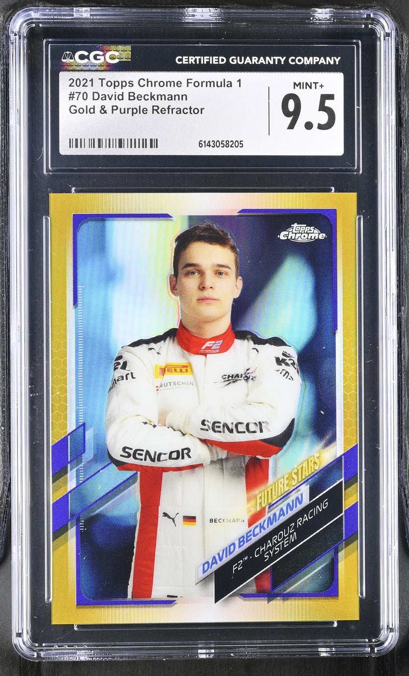 2021 Topps Chrome #70 David Beckmann Future Stars CGC 9.5