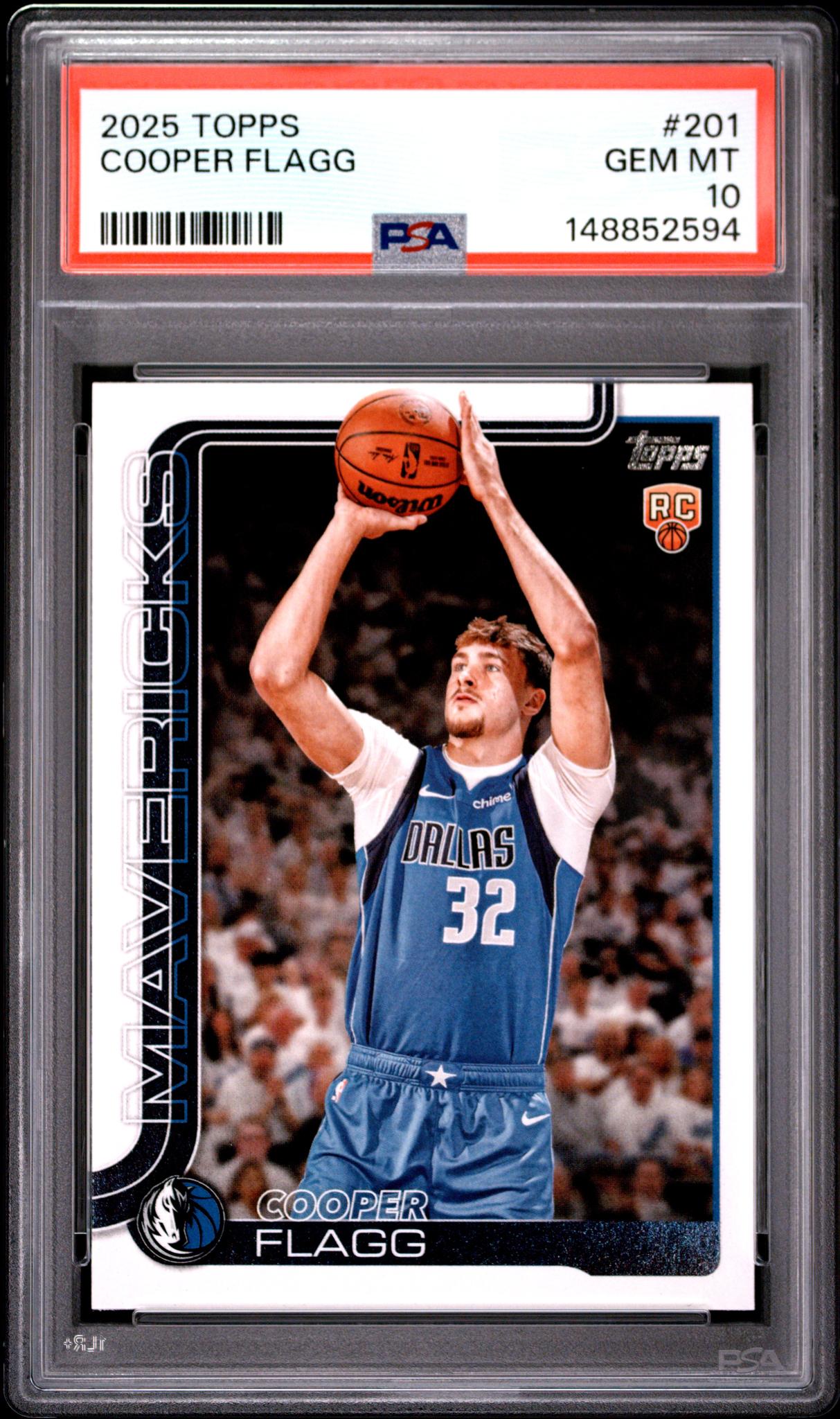 2025 Topps Cooper Flagg #201 PSA 10