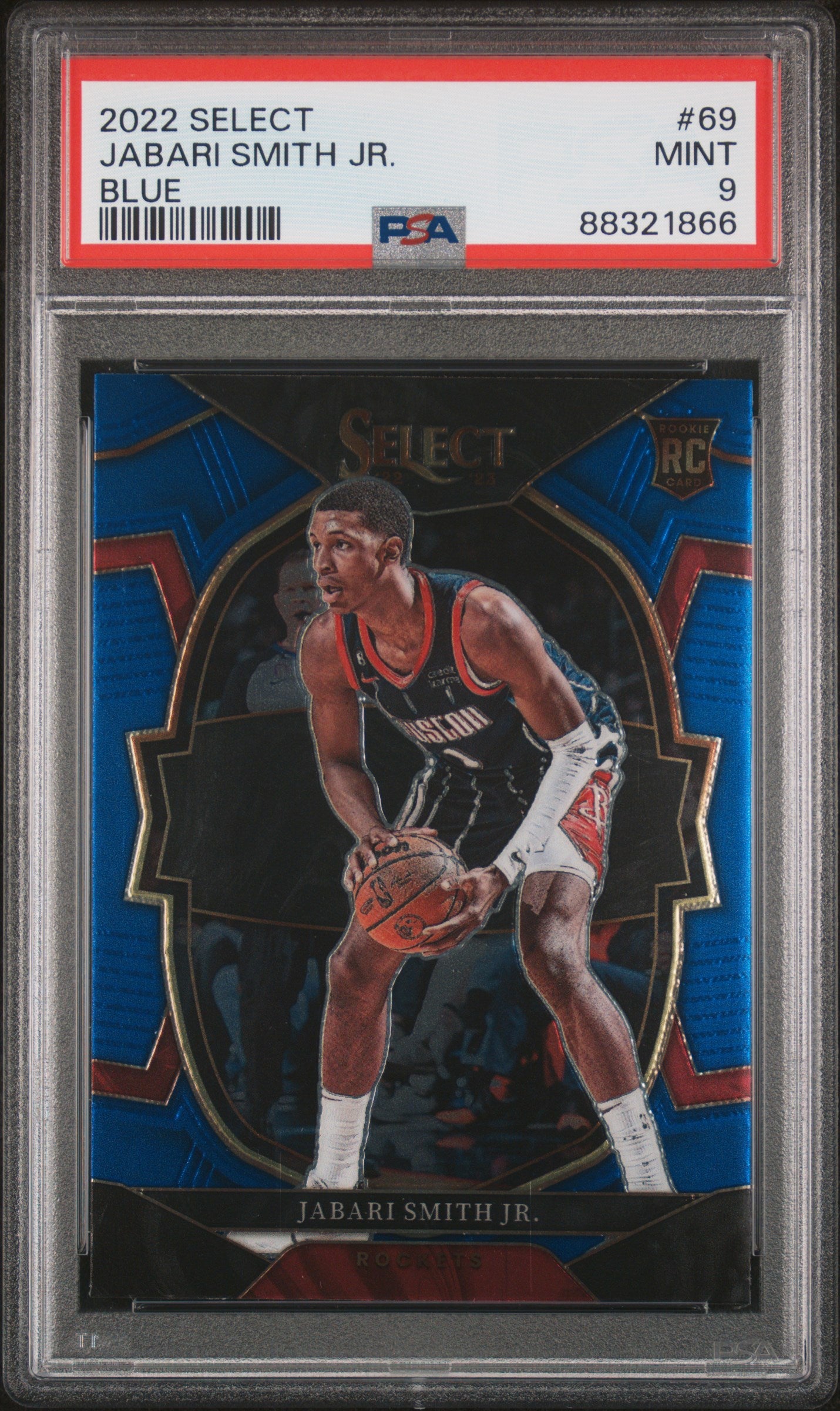 2022 Panini Select Retail Jabari Smith Jr. #69 PSA 9