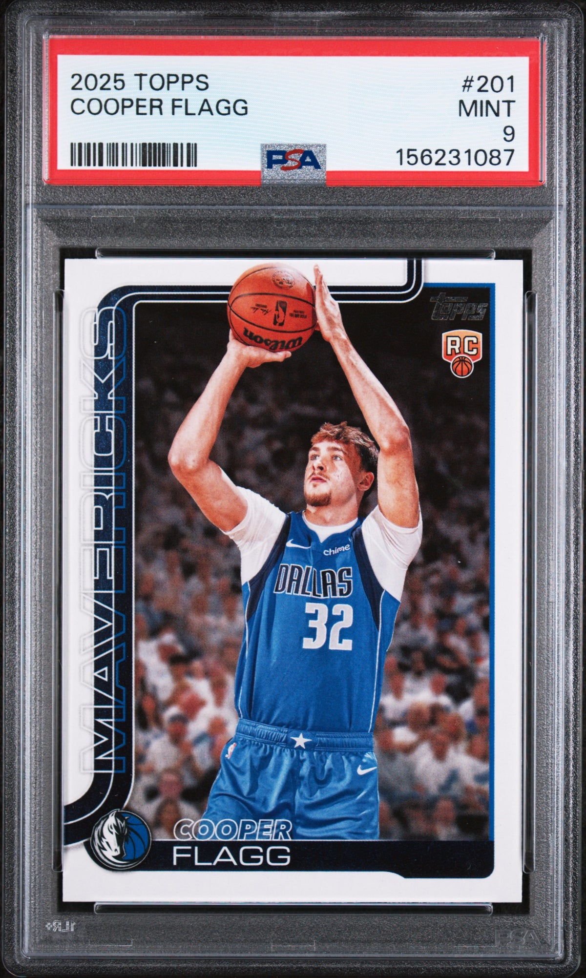 2025 Topps Cooper Flagg #201 PSA 9