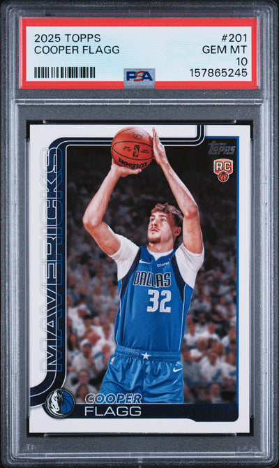 2025 Topps Cooper Flagg #201 PSA 10