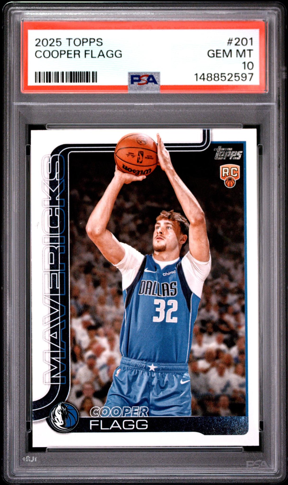 2025 Topps Cooper Flagg #201 PSA 10
