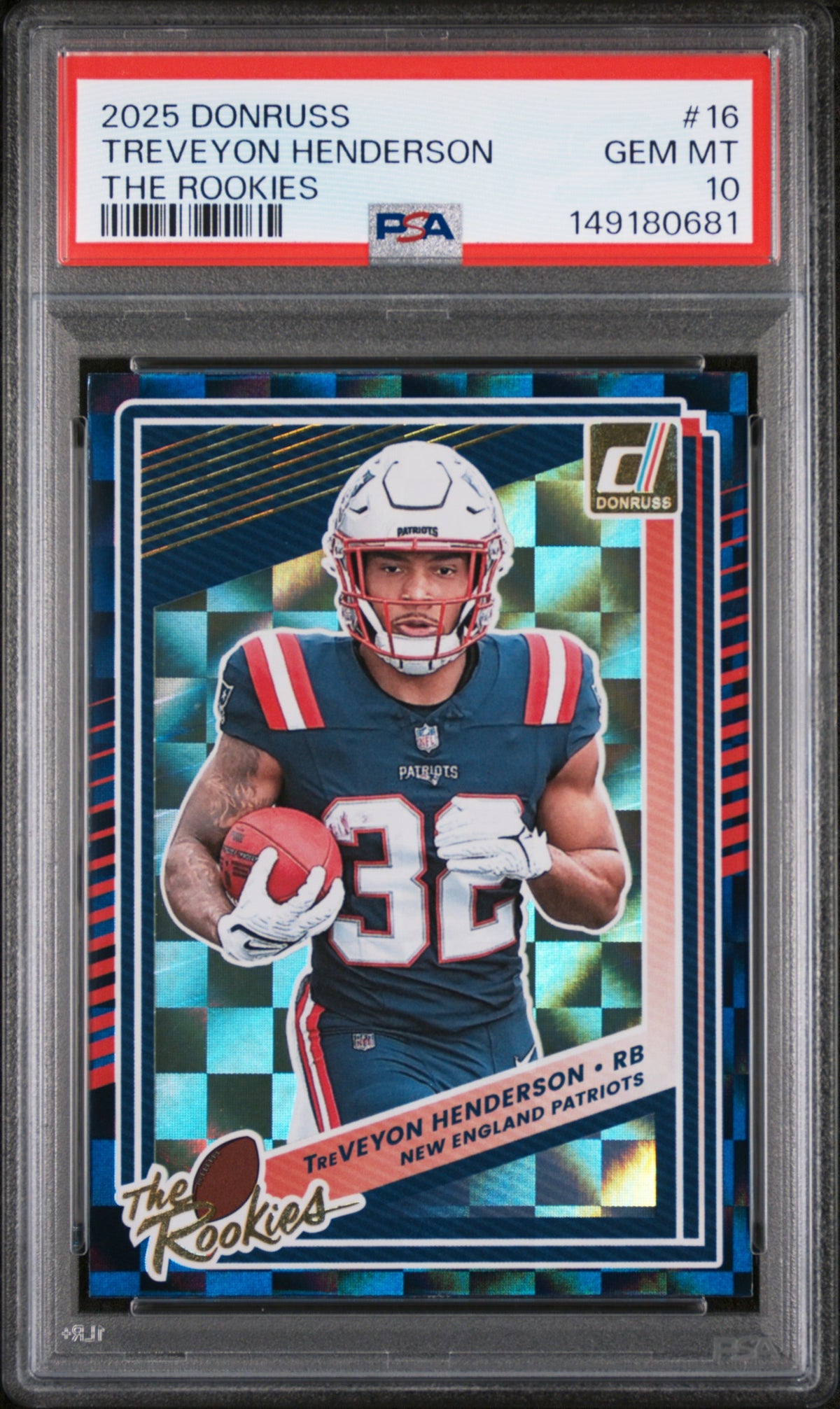 2025 Donruss Donruss Treveyon Henderson #16 PSA 10