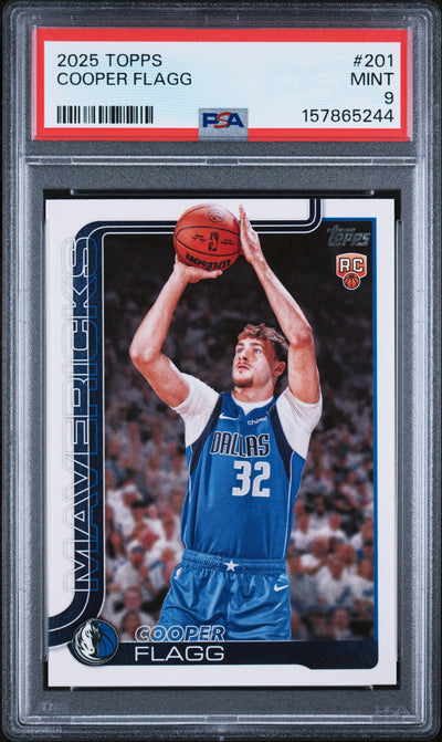 2025 Topps Cooper Flagg #201 PSA 9