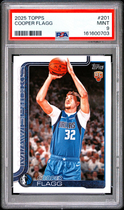 2025 Topps Cooper Flagg #201 RC PSA 9