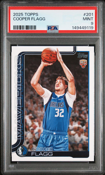 2025 Topps Cooper Flagg #201 RC PSA 9