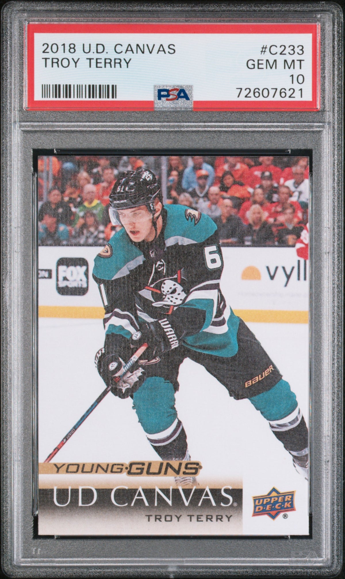 2018 Upper Deck Canvas Troy Terry #C233 PSA 10