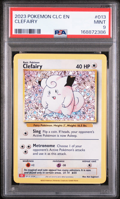 Pokémon 2023 CLC Clefairy #013/034 PSA 9