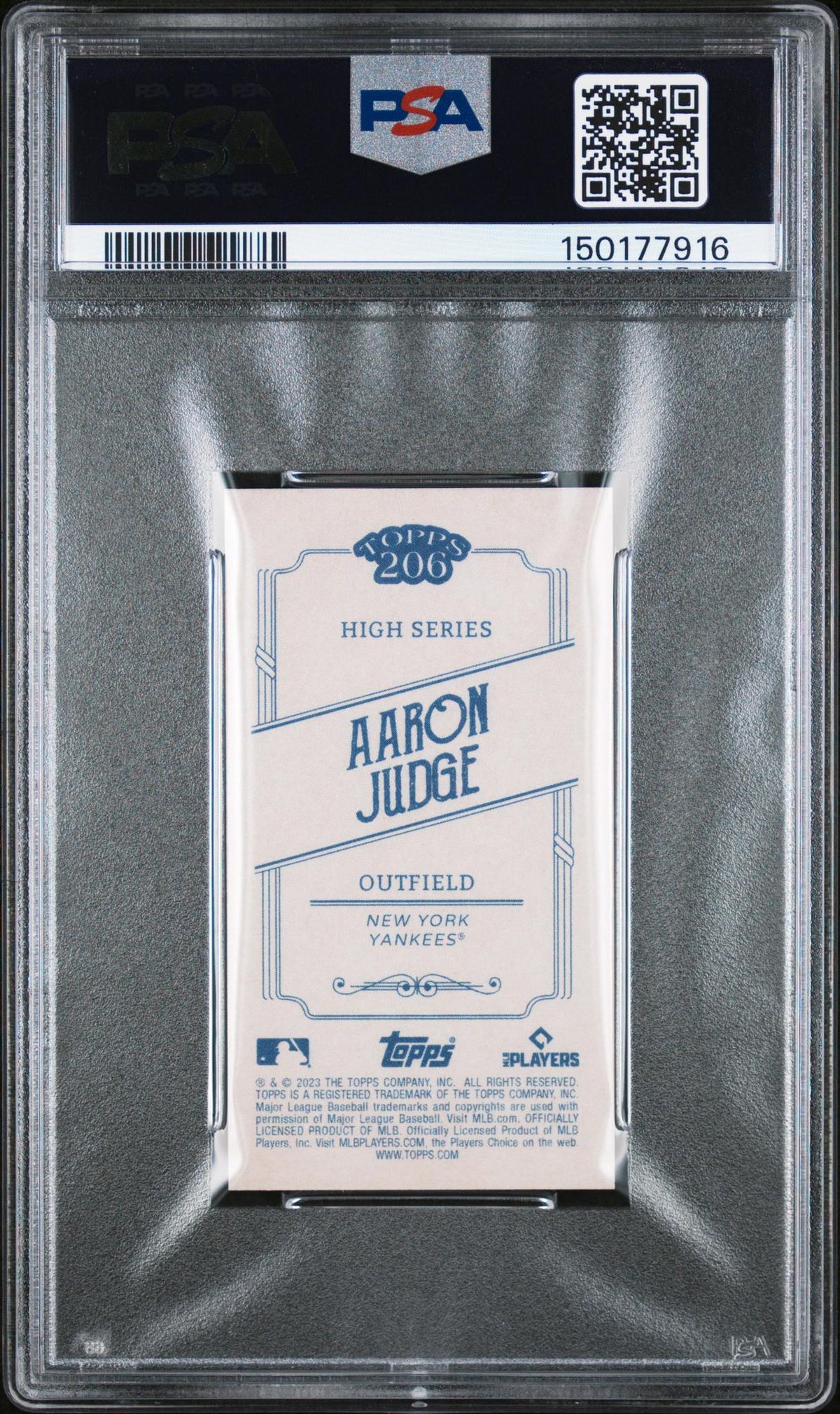 2023 206 High Series Aaron Judge #61 PSA 10