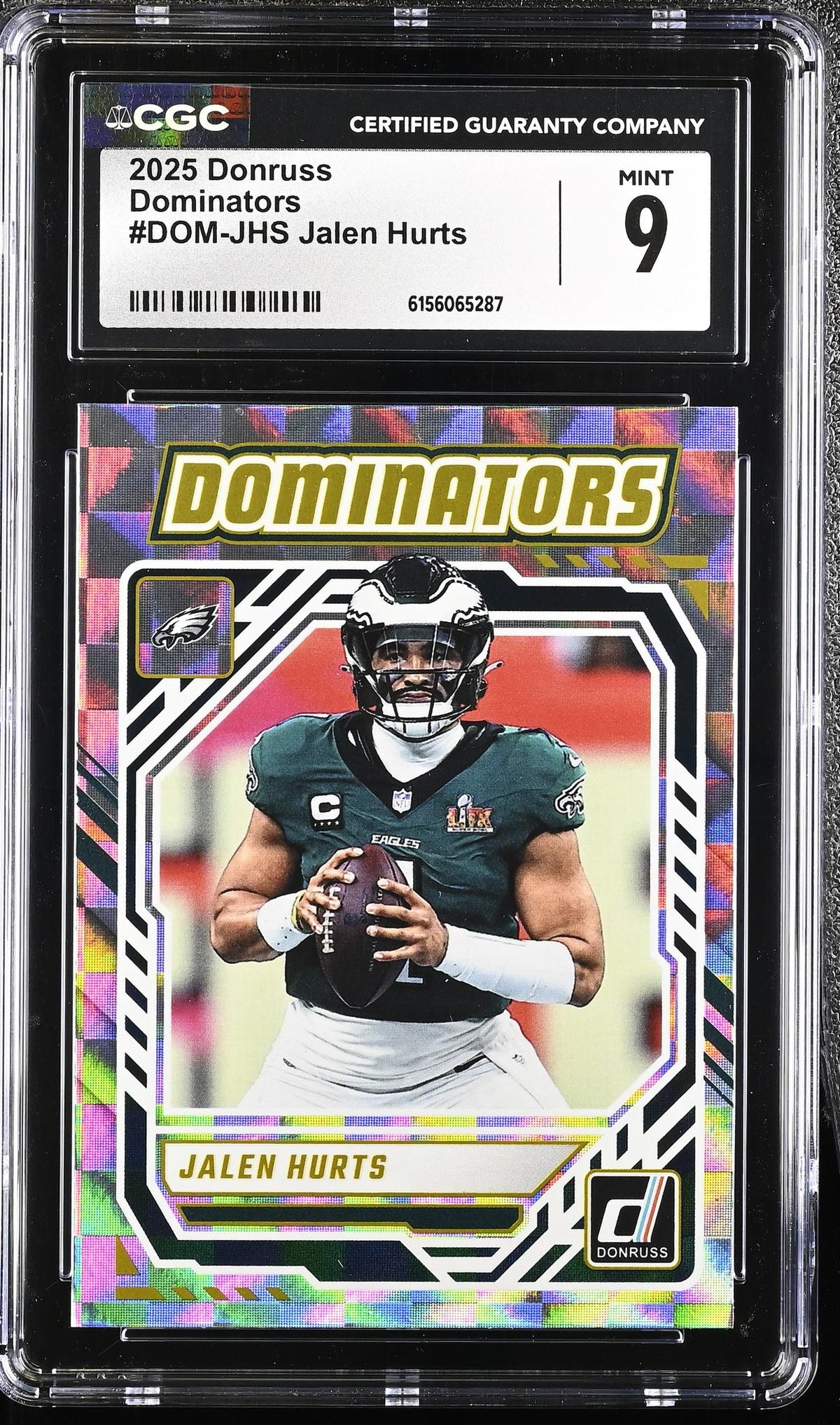 2025 Donruss #DOM-JHS Jalen Hurts Dominators CGC 9