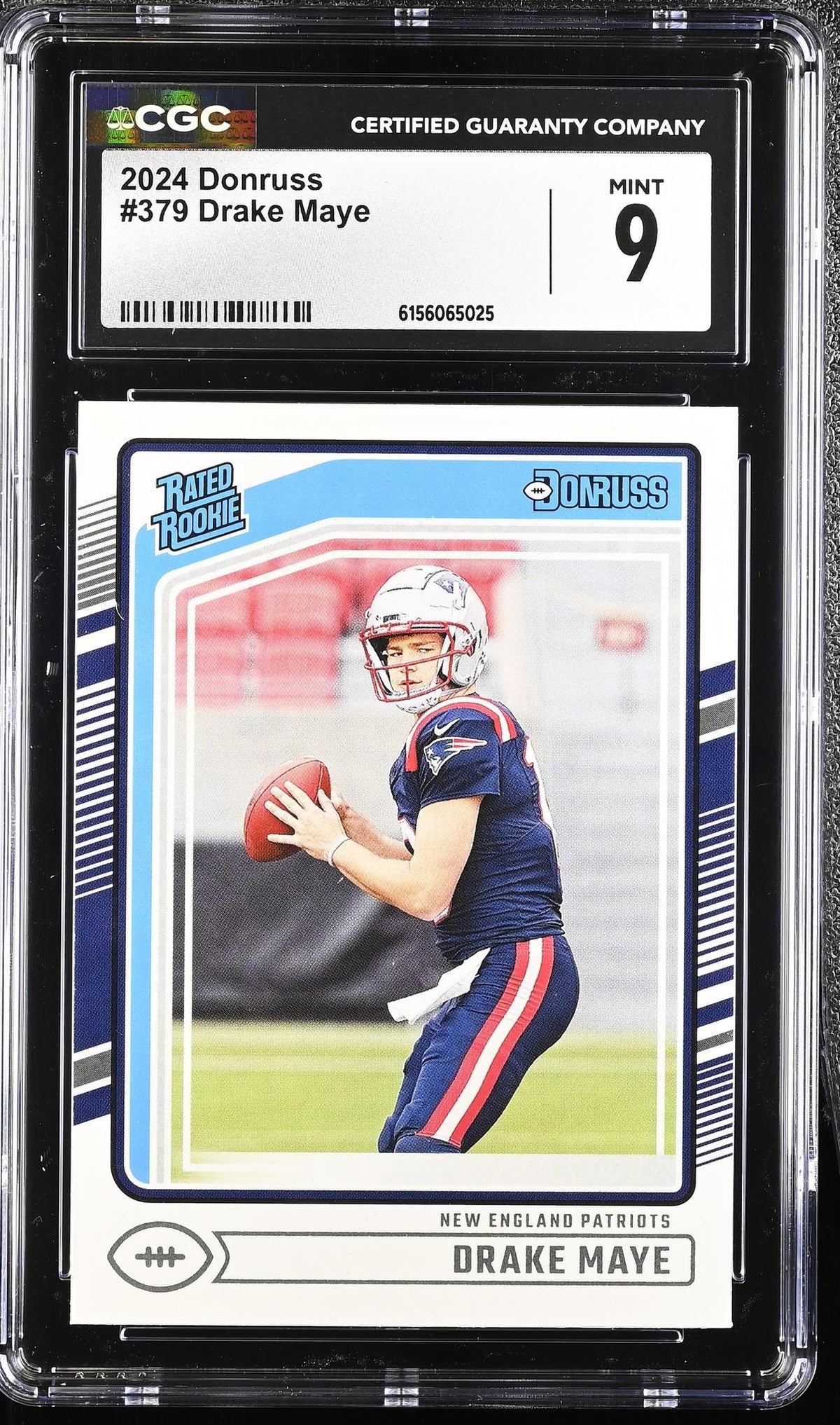 2024 Donruss #379 Drake Maye Rated Rookie CGC 9