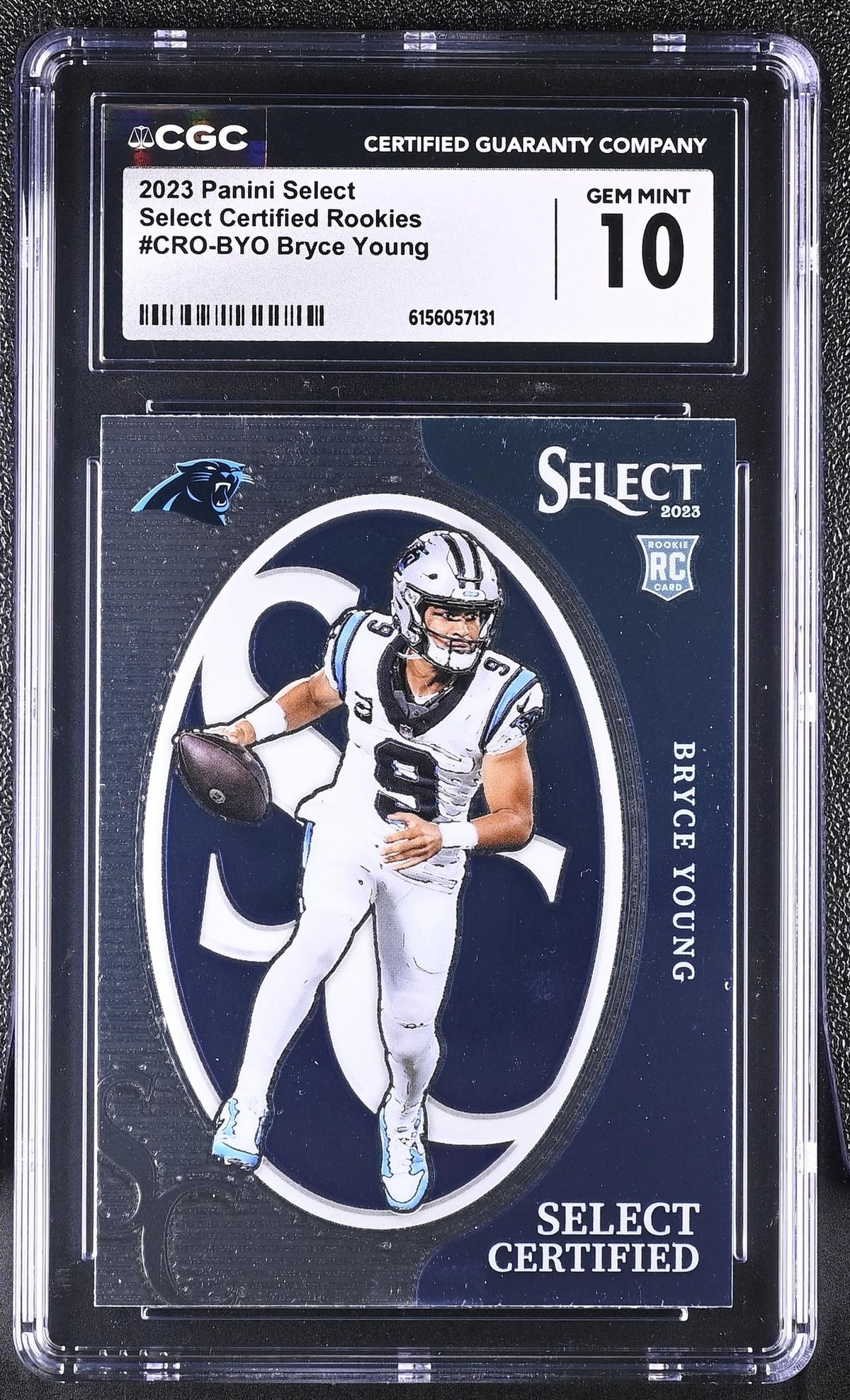 2023 Select #CRO-BYO Bryce Young Select Certified Rookies CGC 10