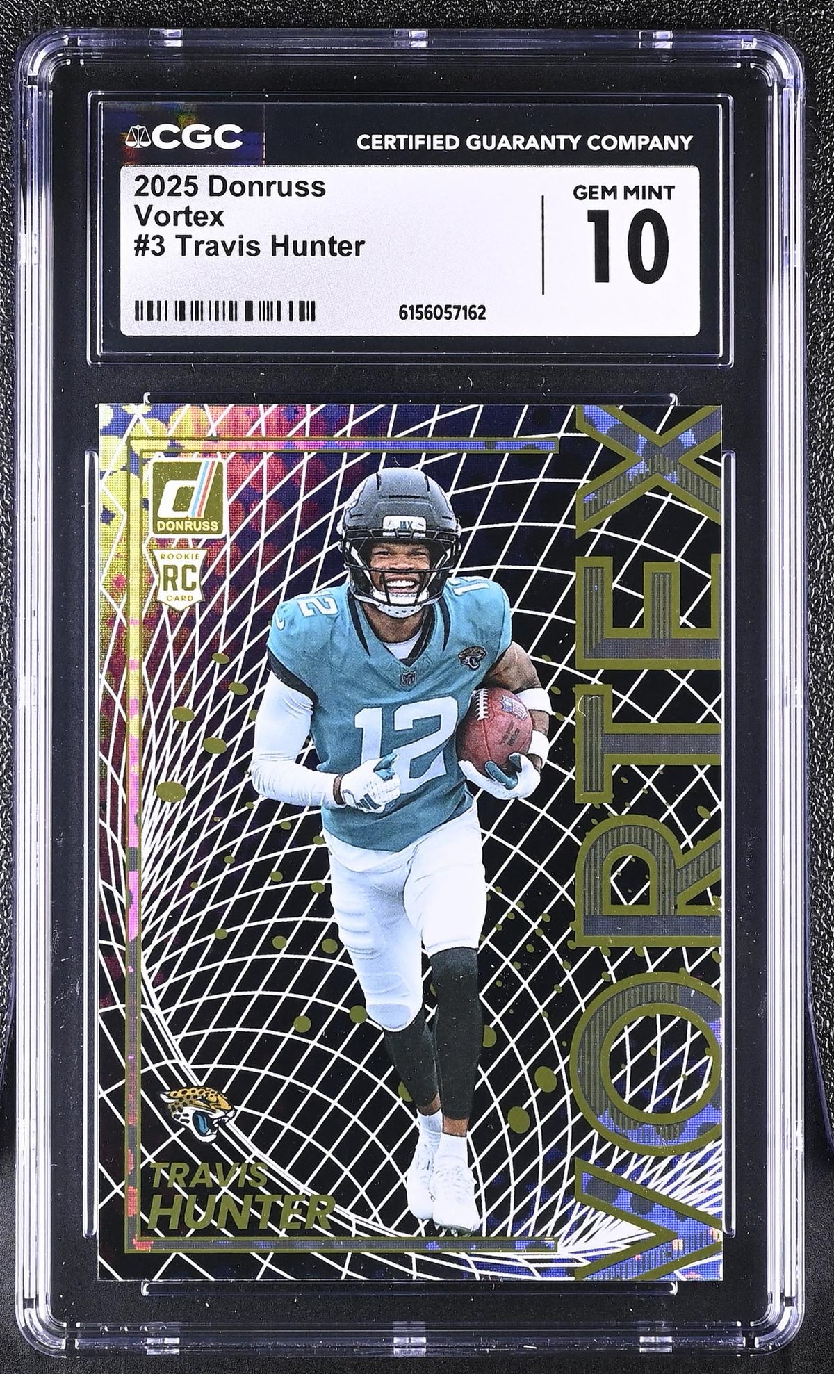 2025 Donruss #3 Travis Hunter Vortex CGC 10
