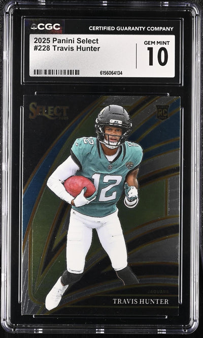 2025 Panini Select Travis Hunter #228 Club Level CGC 10