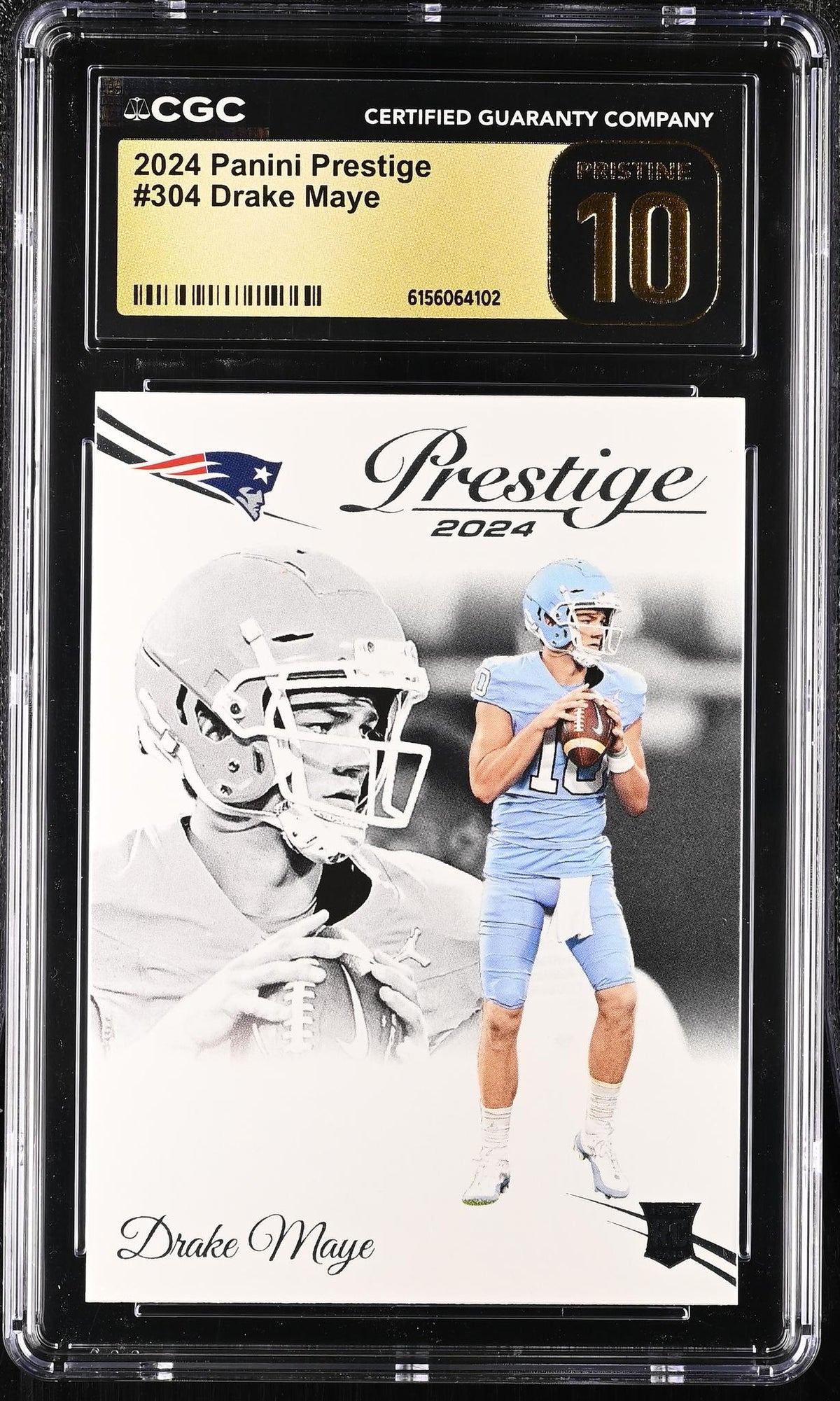 2024 Prestige #304 Drake Maye CGC 10