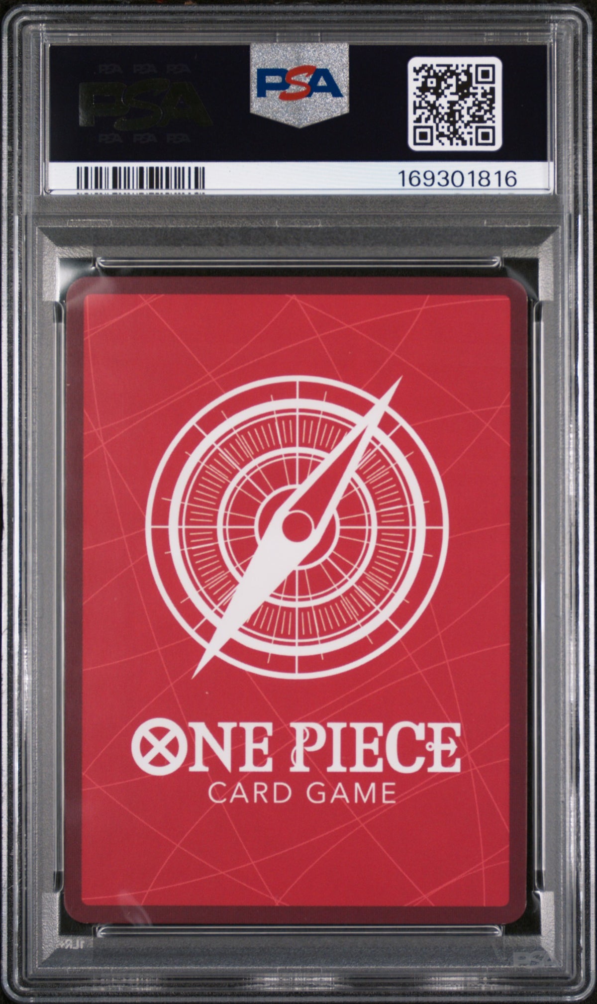 One Piece Card Game Monkey D. Luffy OP01-003 PSA 8