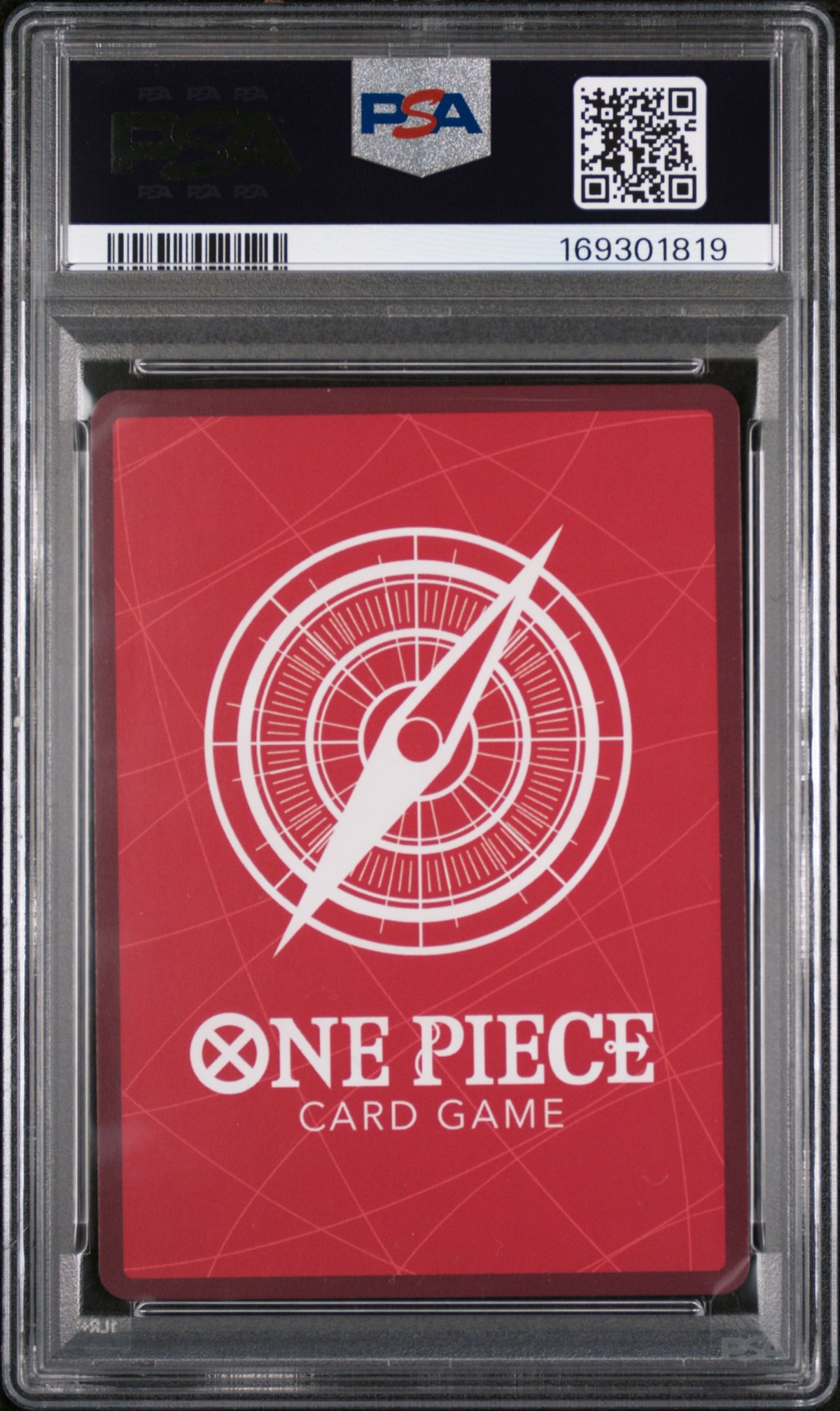 One Piece Card Game Monkey D. Luffy #003 OP01 PSA 8