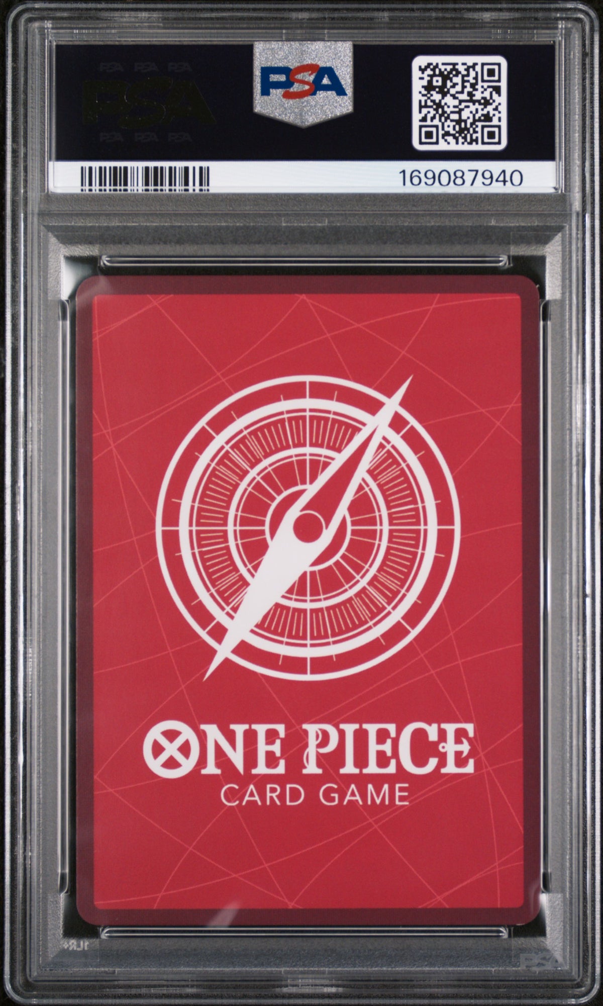 One Piece Card Game Monkey D. Luffy #003 OP01 PSA 8
